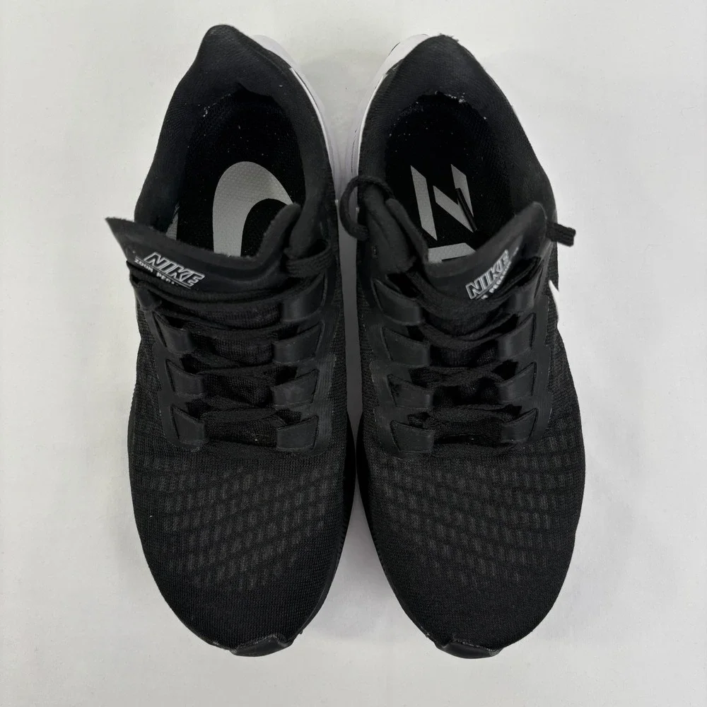 Nike Air Zoom Pegasus 37 Womens Running Shoes Black White BQ9647-002 Size 5